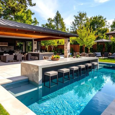 30 Modern Rectangular Pool Landscaping Ideas to Try